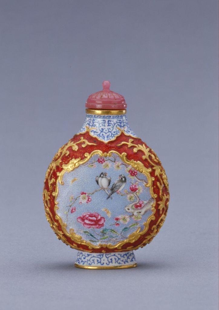 图片[1]-Paint enamel light snuff bottle-China Archive